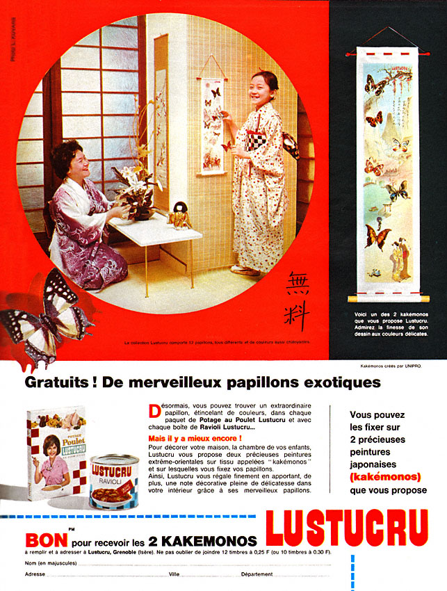 Advert Lustucru 1964