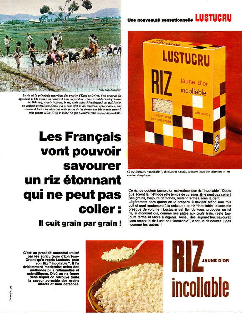 Advert Lustucru 1965