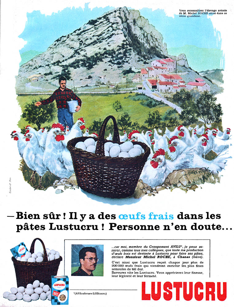 Advert Lustucru 1966