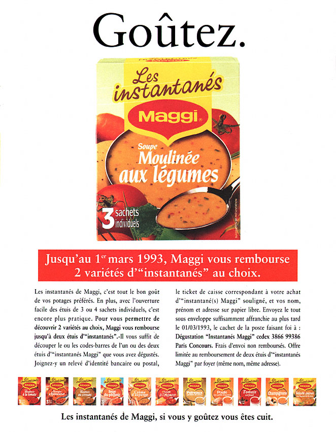 Advert Maggi 1993