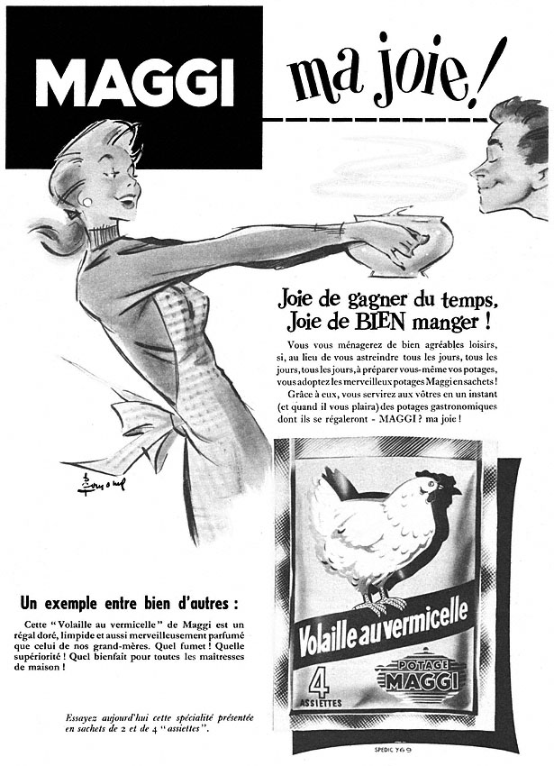 Advert Maggi 1954