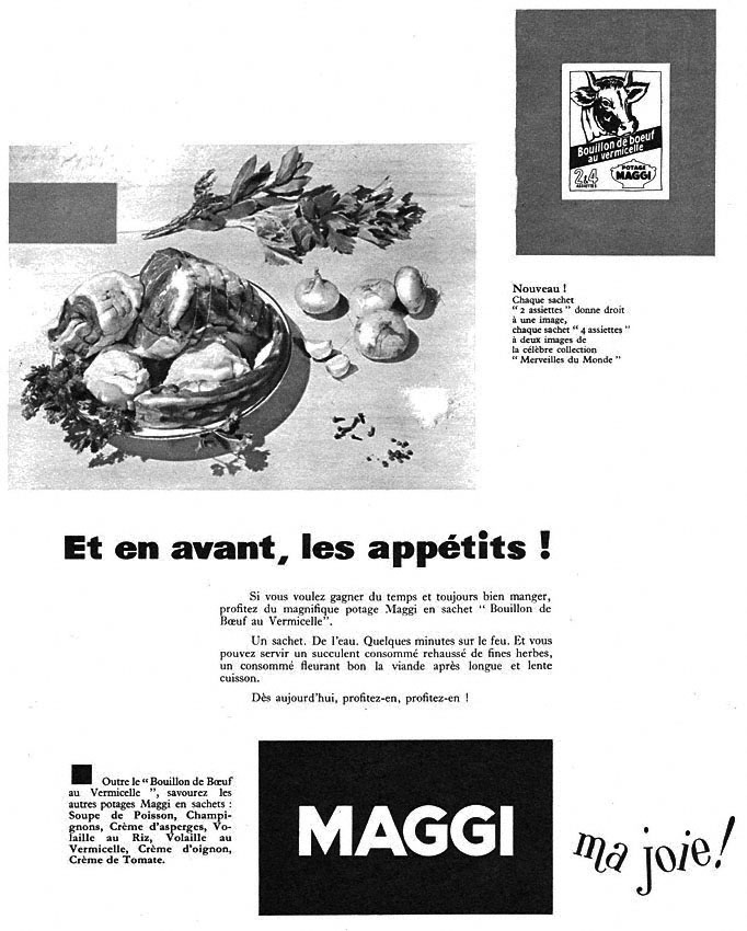 Advert Maggi 1955