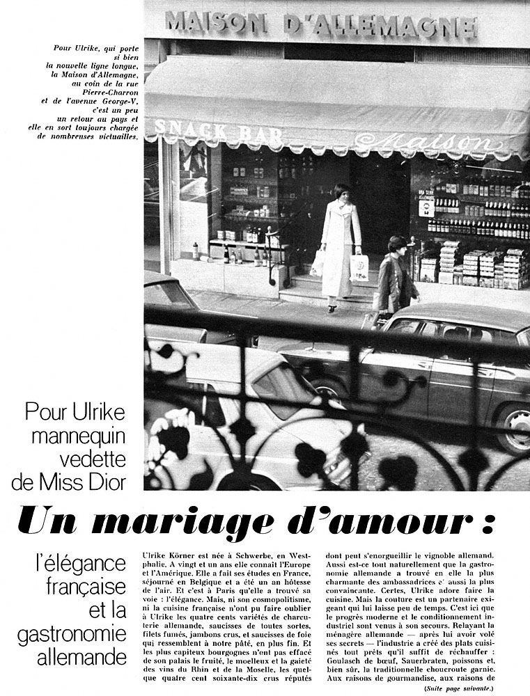 Advert Maison Allemagne 1969