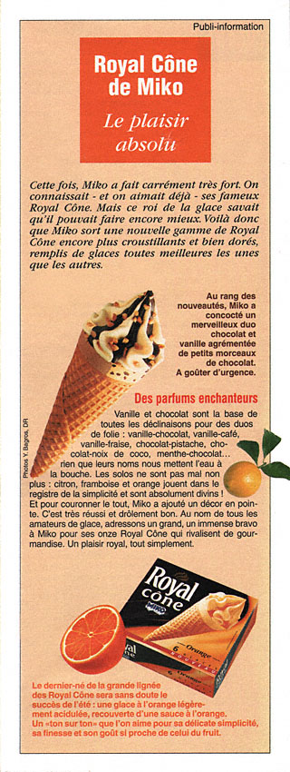 Advert Miko 1995