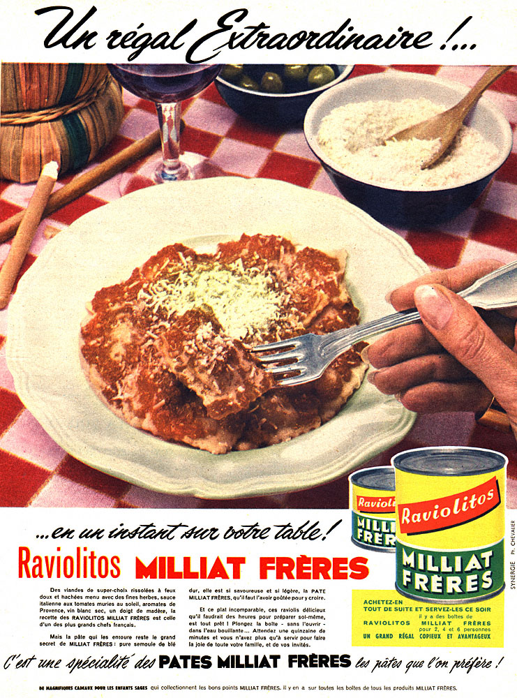 Advert Milliat Frres 1956