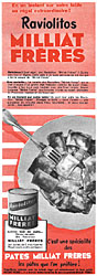 Advert Milliat Frres 1957