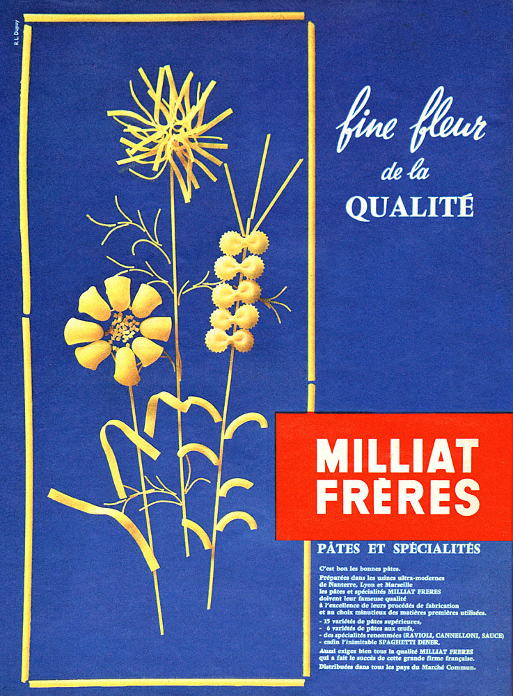 Advert Milliat Frres 1961