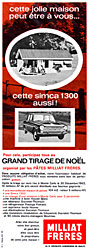 Advert Milliat Frres 1963