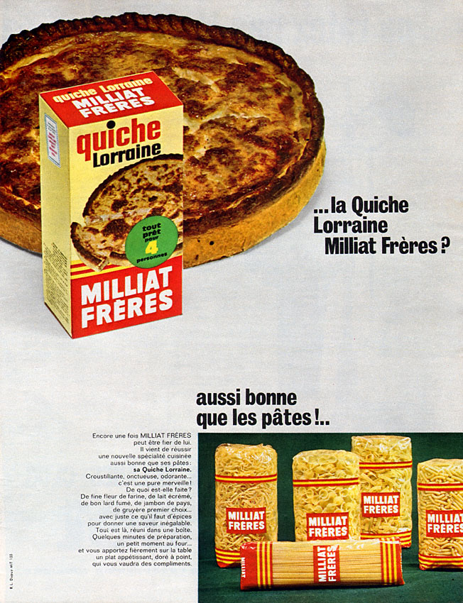 Advert Milliat Frres 1966