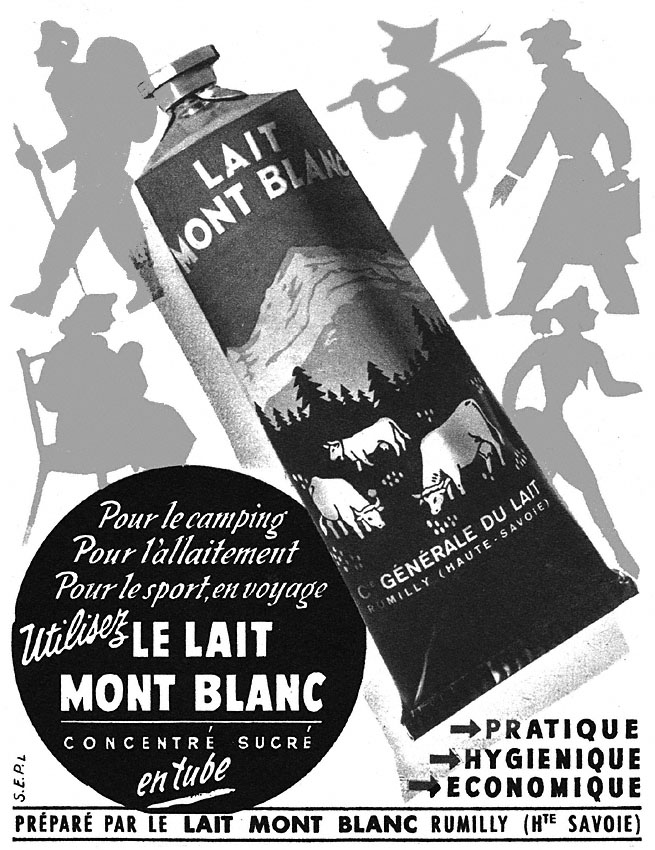 Advert Mont Blanc 1952