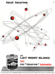 Advert Mont Blanc 1957