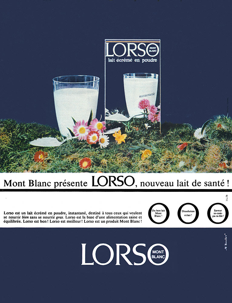 Advert Mont Blanc 1965