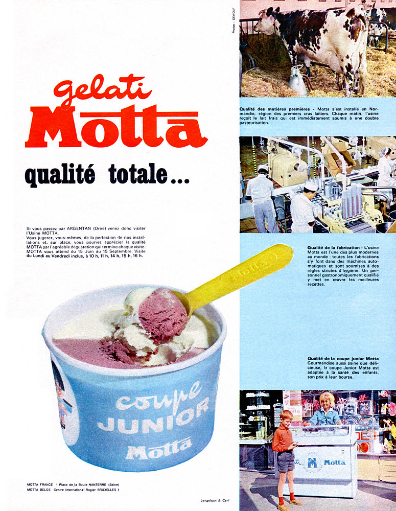Advert Motta 1963