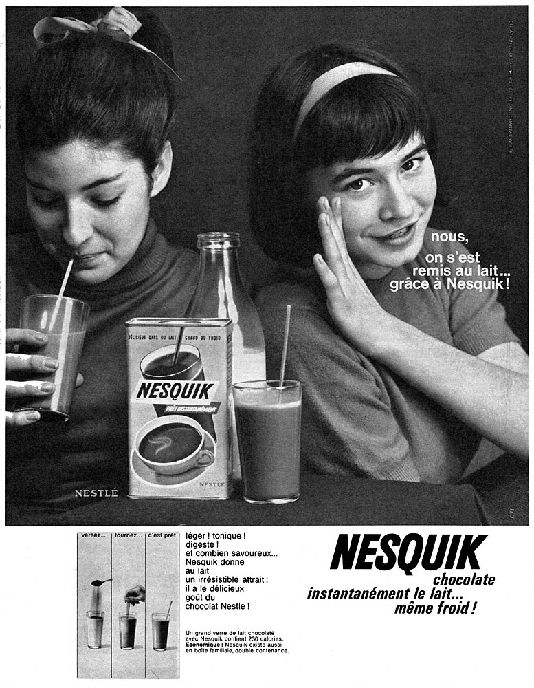 Advert Nesquik 1963