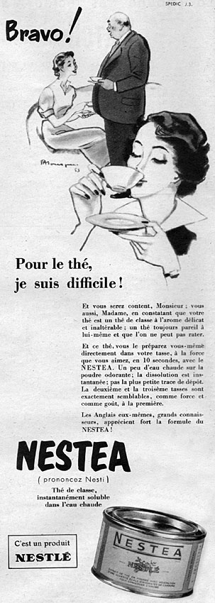 Advert Nestl 1953