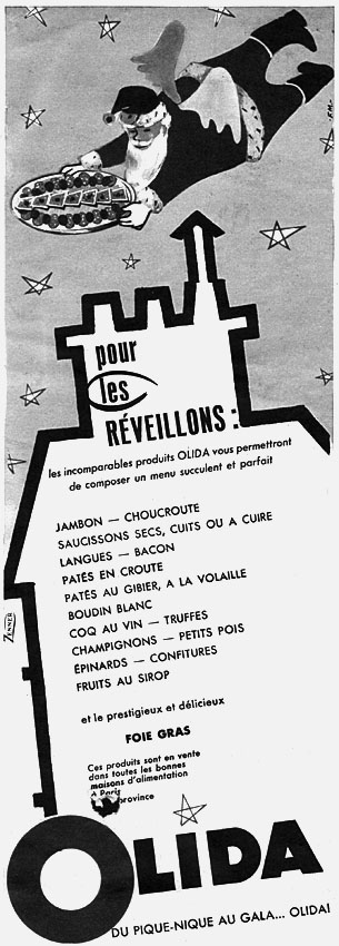 Advert Olida 1955