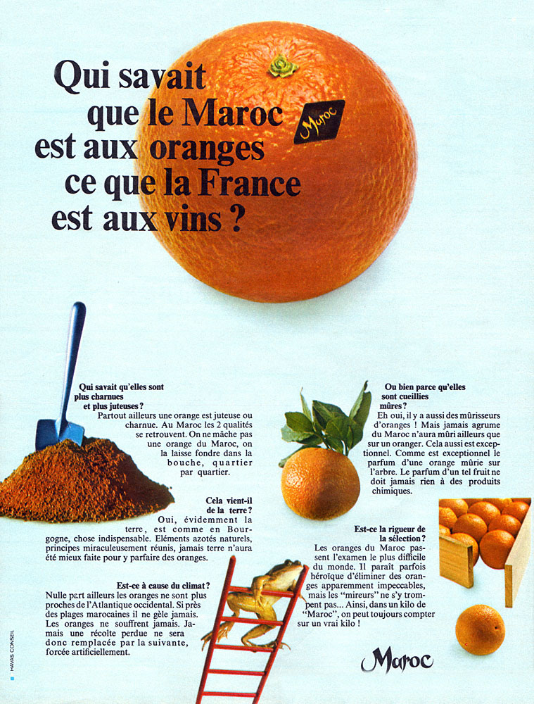 Advert Orange 1969