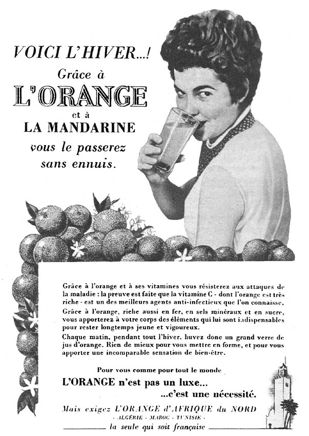 Advert Orange 1952