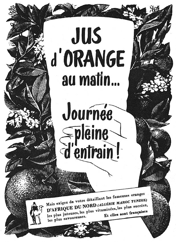 Advert Orange 1954