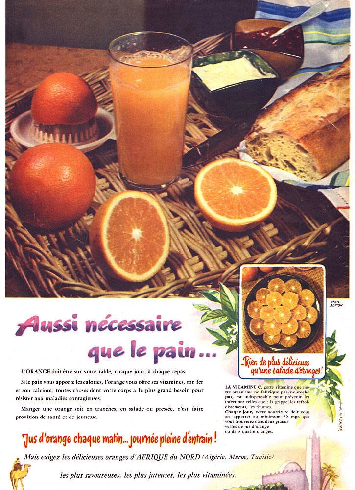 Advert Orange 1955