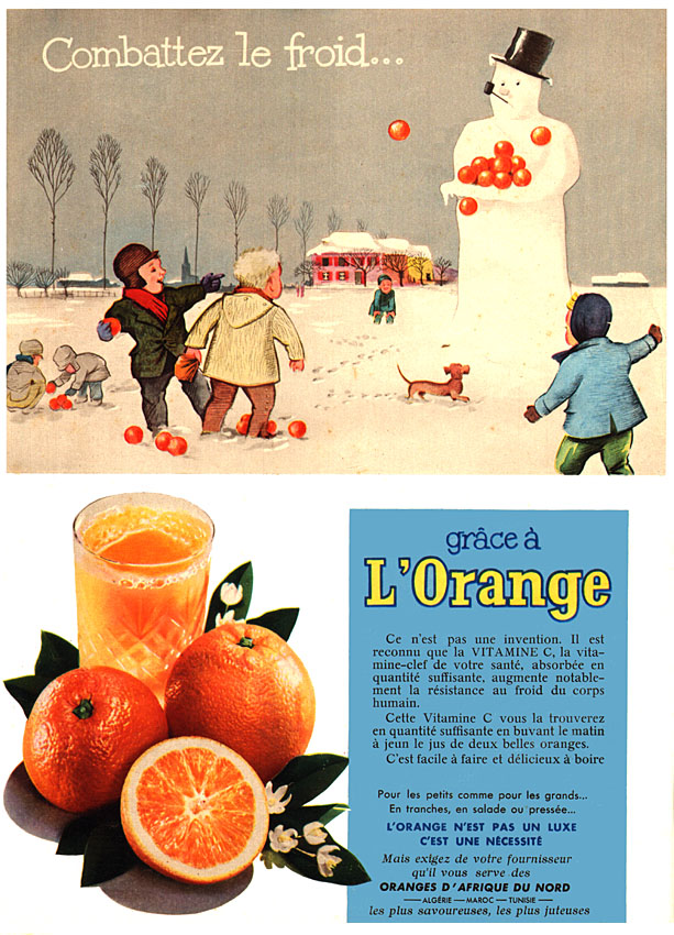 Advert Orange 1957