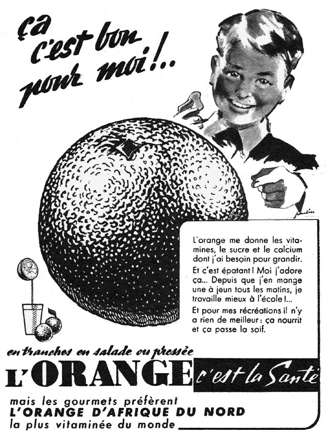 Advert Orange 1951