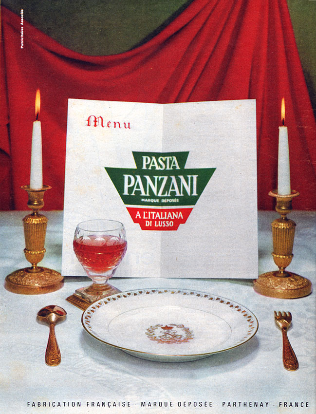 Advert Panzani 1962