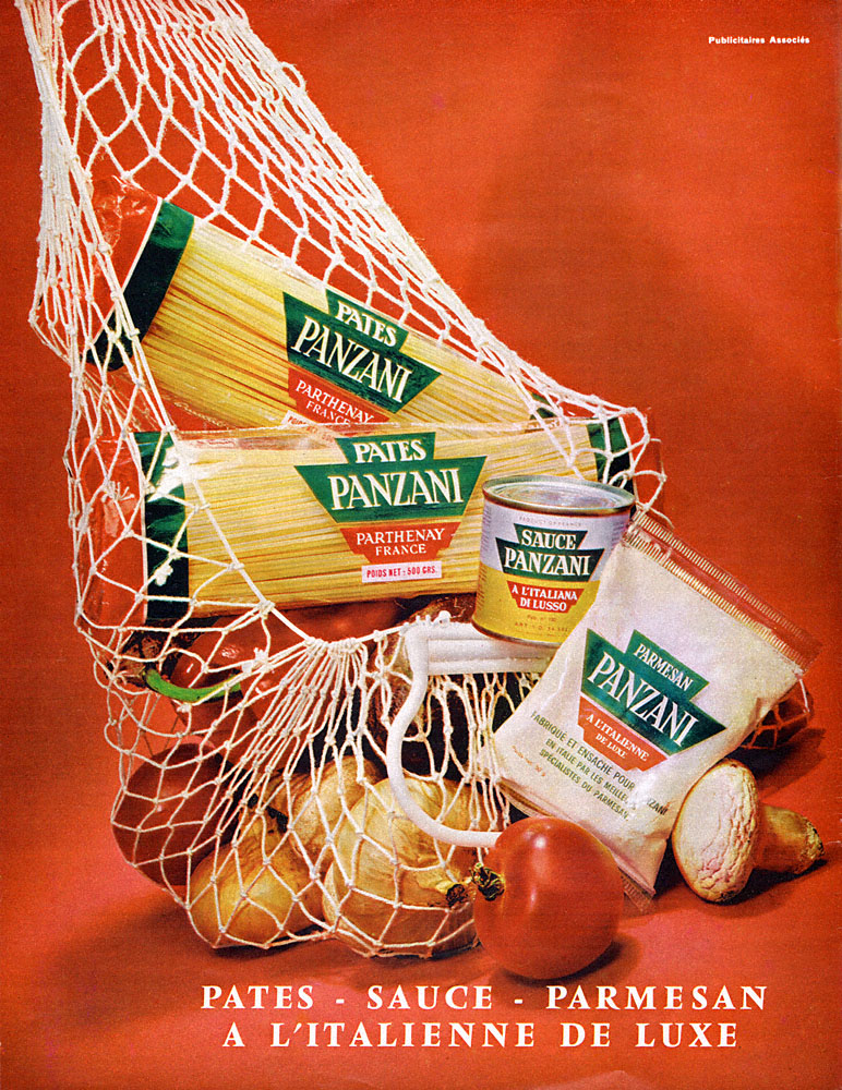 Advert Panzani 1963