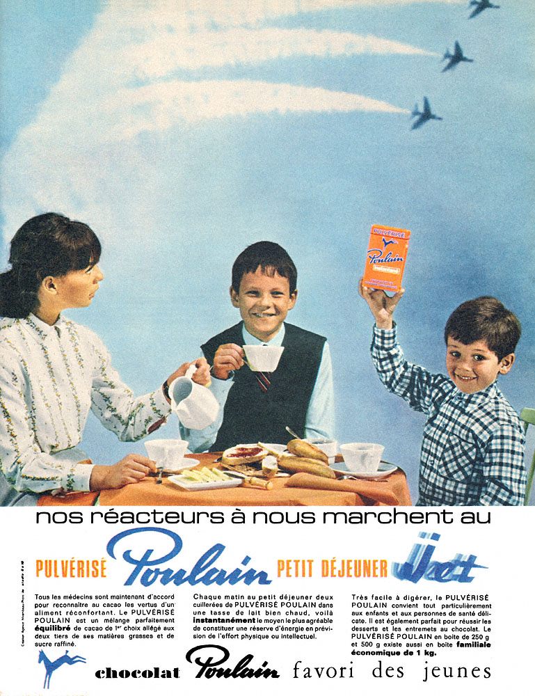 Advert Poulain 1965