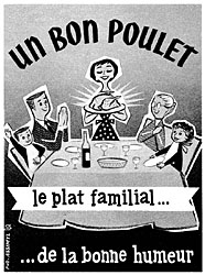 Advert Poulet 1957