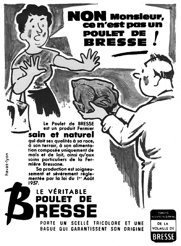 Advert Poulet 1963