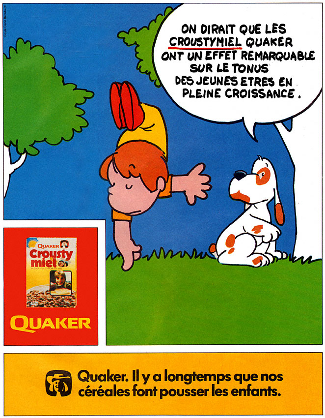 Advert Quaker 1981
