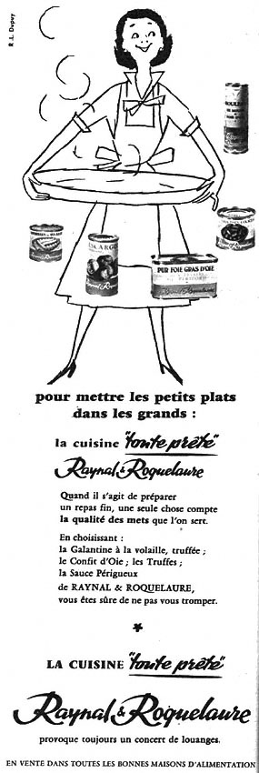 Advert Raynal & Roquelaure 1957