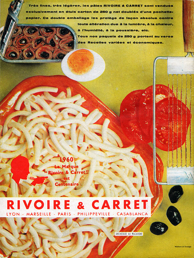 Advert Rivoire & Carret 1960