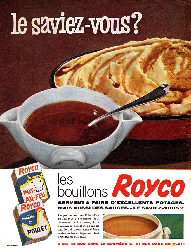 Advert Royco 1961