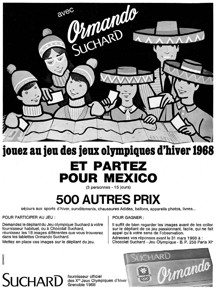 Advert Suchard 1967