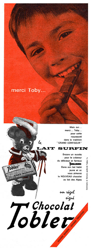 Advert Tobler 1964