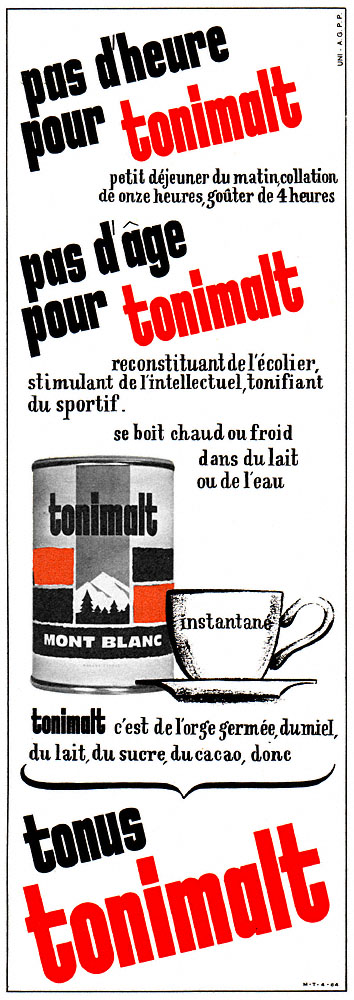 Advert Tonimalt 1964