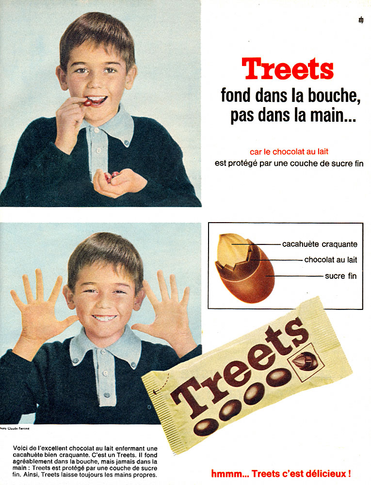 Advert Treets 1965