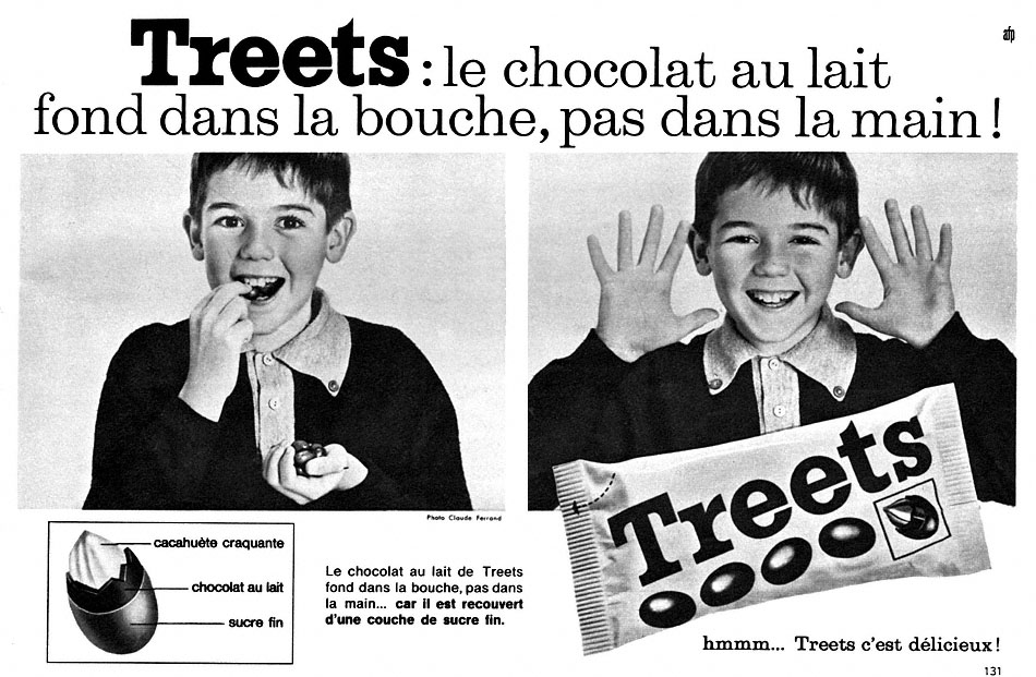 Advert Treets 1966