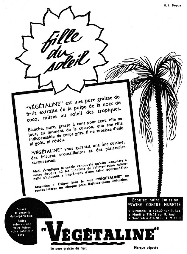 Advert Vgtaline 1952