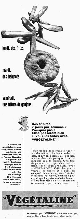 Advert Vgtaline 1954