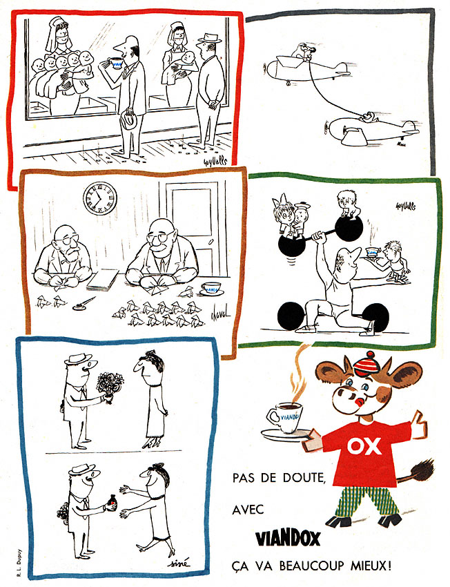 Advert Viandox 1955