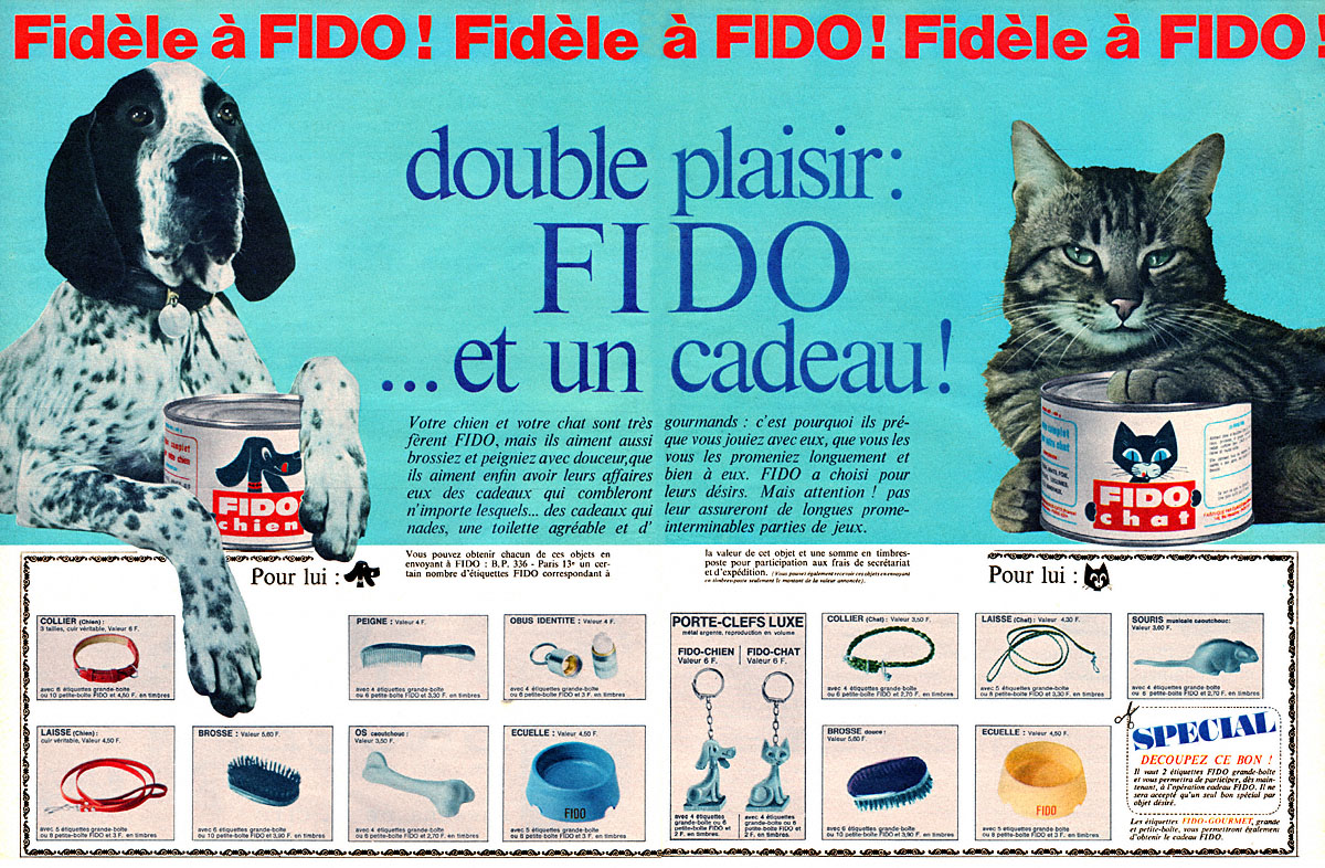 Advert Fido 1966