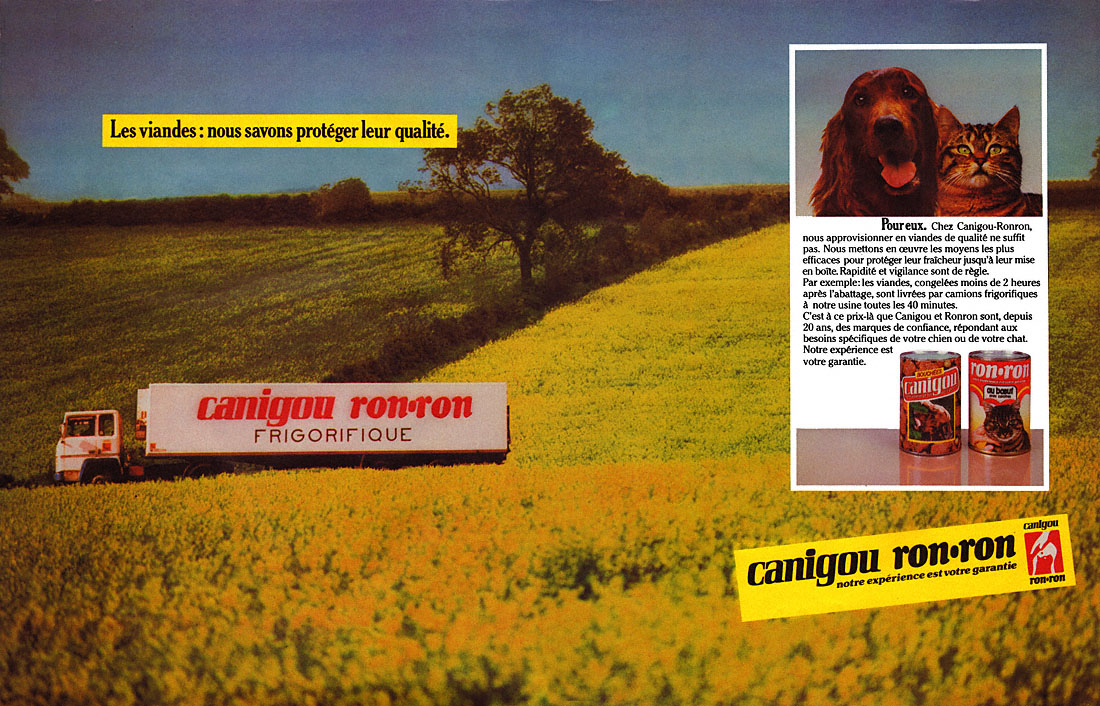 Advert Ronron 1981