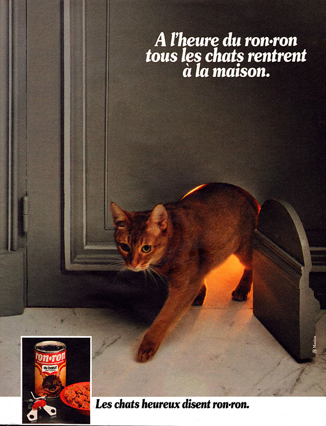 Advert Ronron 1982