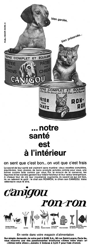 Advert Ronron 1963