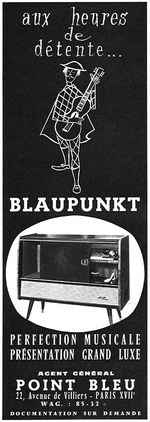 Advert Blaupunkt 1961