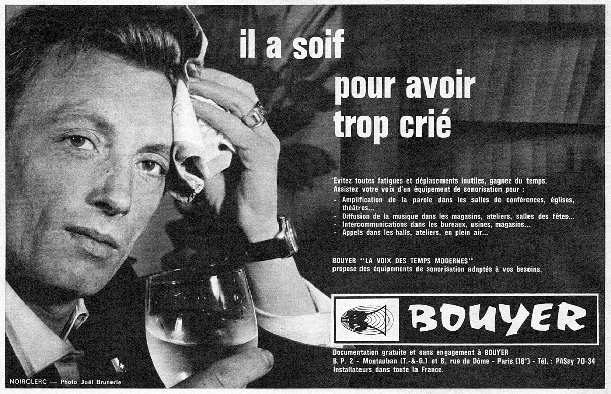 Advert Bouyer 1963