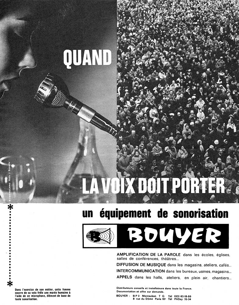 Advert Bouyer 1964